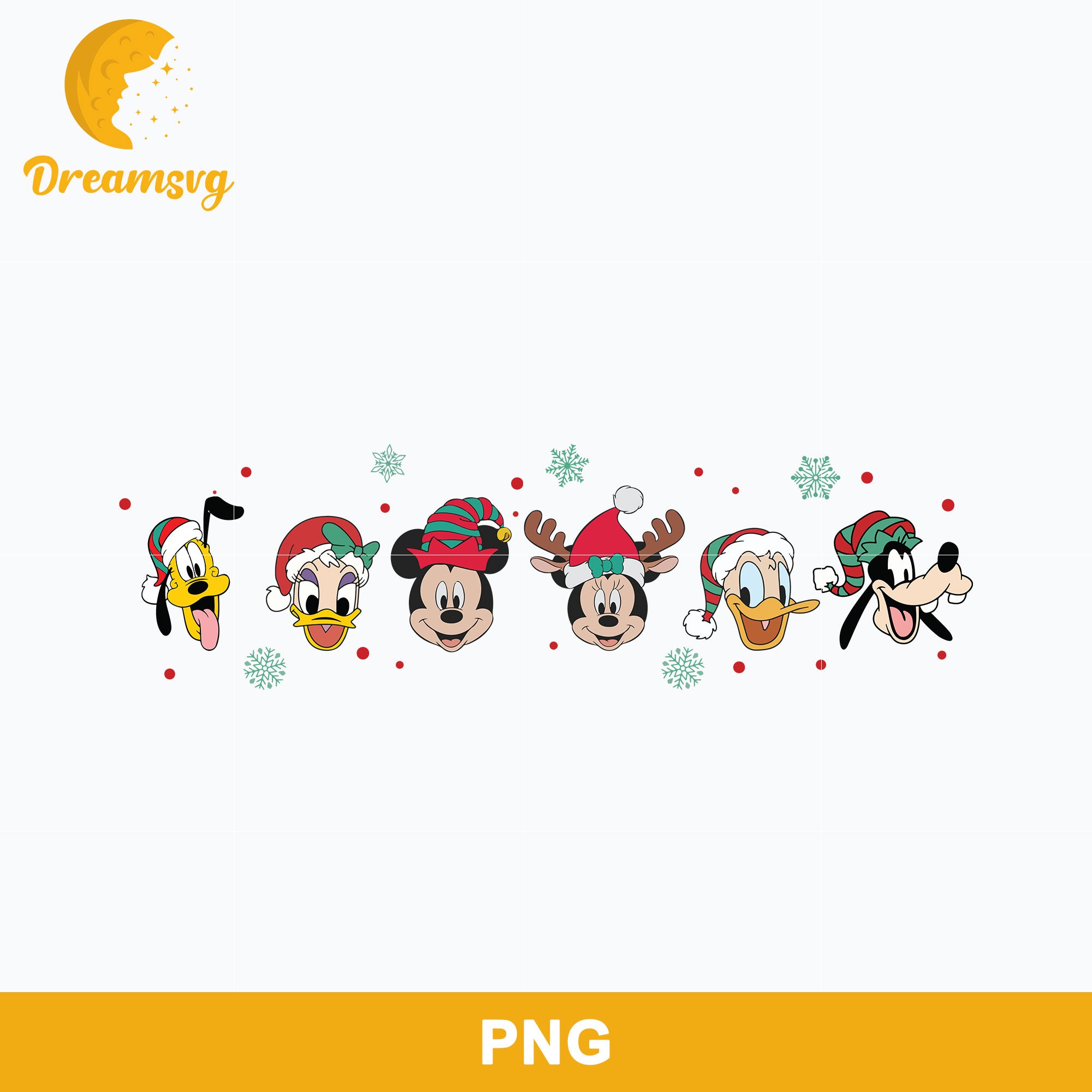 Disney Mickey Mouse Christmas PNG, Christmas PNG Digital File ...