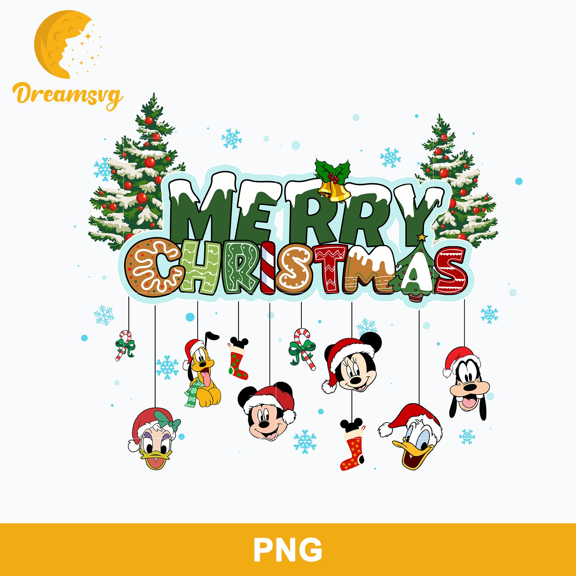 Best Friends Disney Christmas PNG