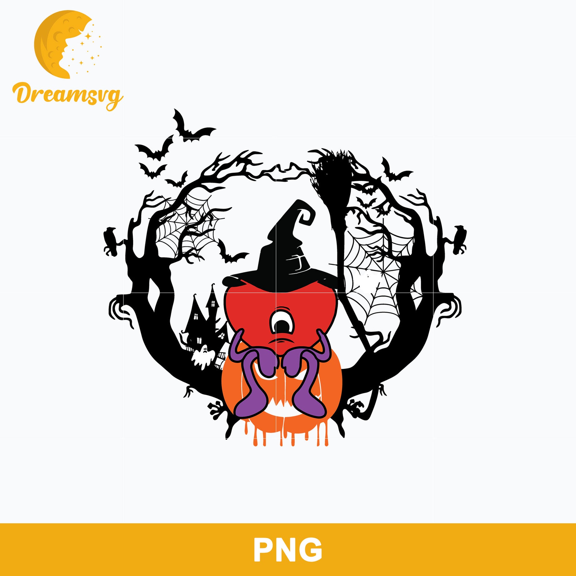Haert Wicth Bad Bunny Halloween Png, Un Halloween Sin Ti Png Digital file BHLW52
