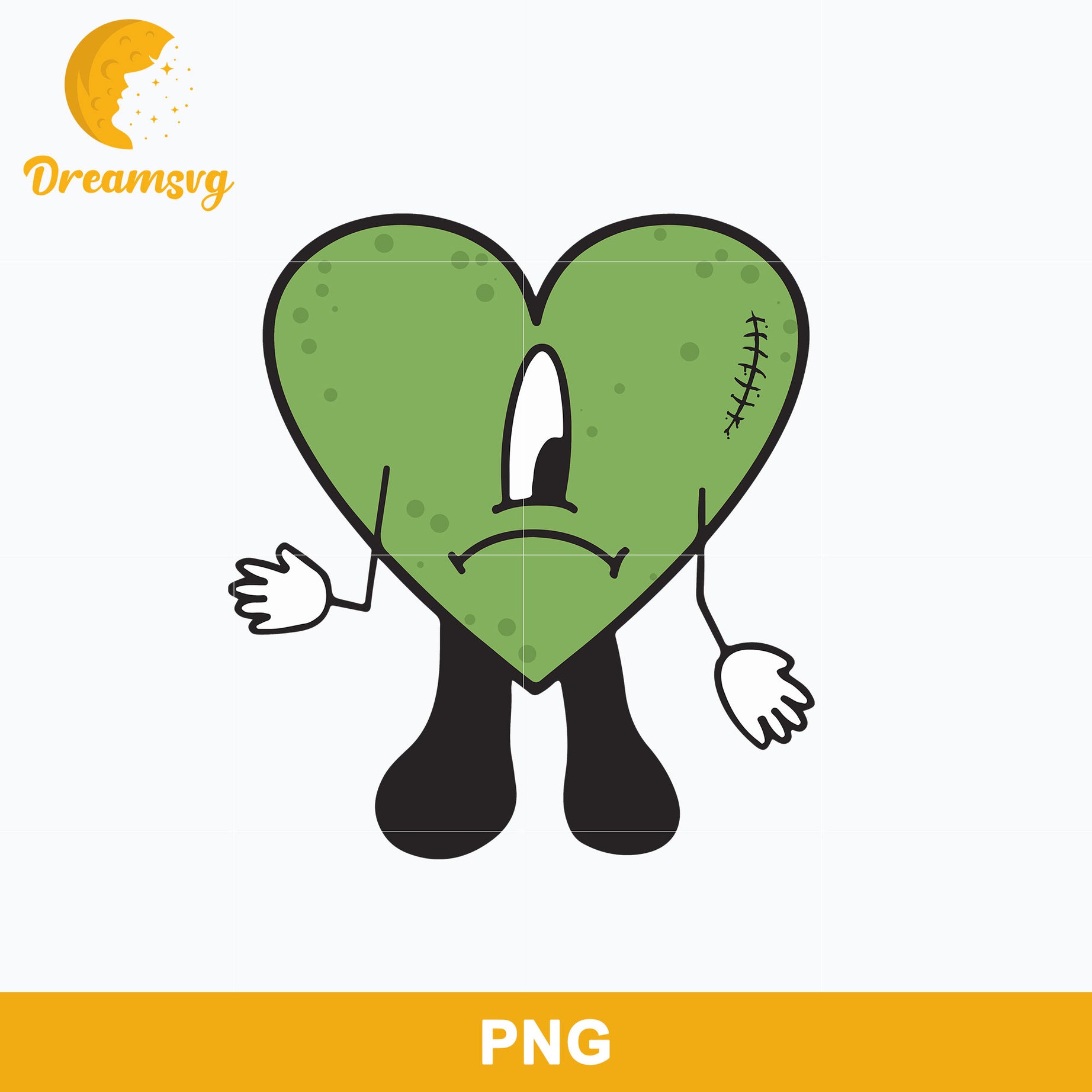 Bad Bunny Heart Halloween Png