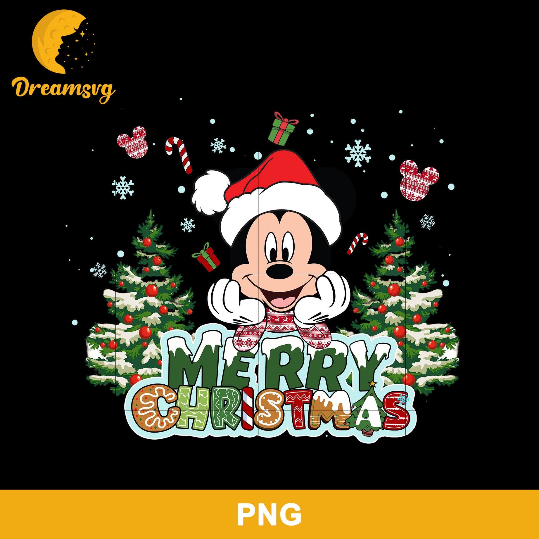 Mickey Merry Christmas PNG, Disney Christmas PNG, Christmas PNG.