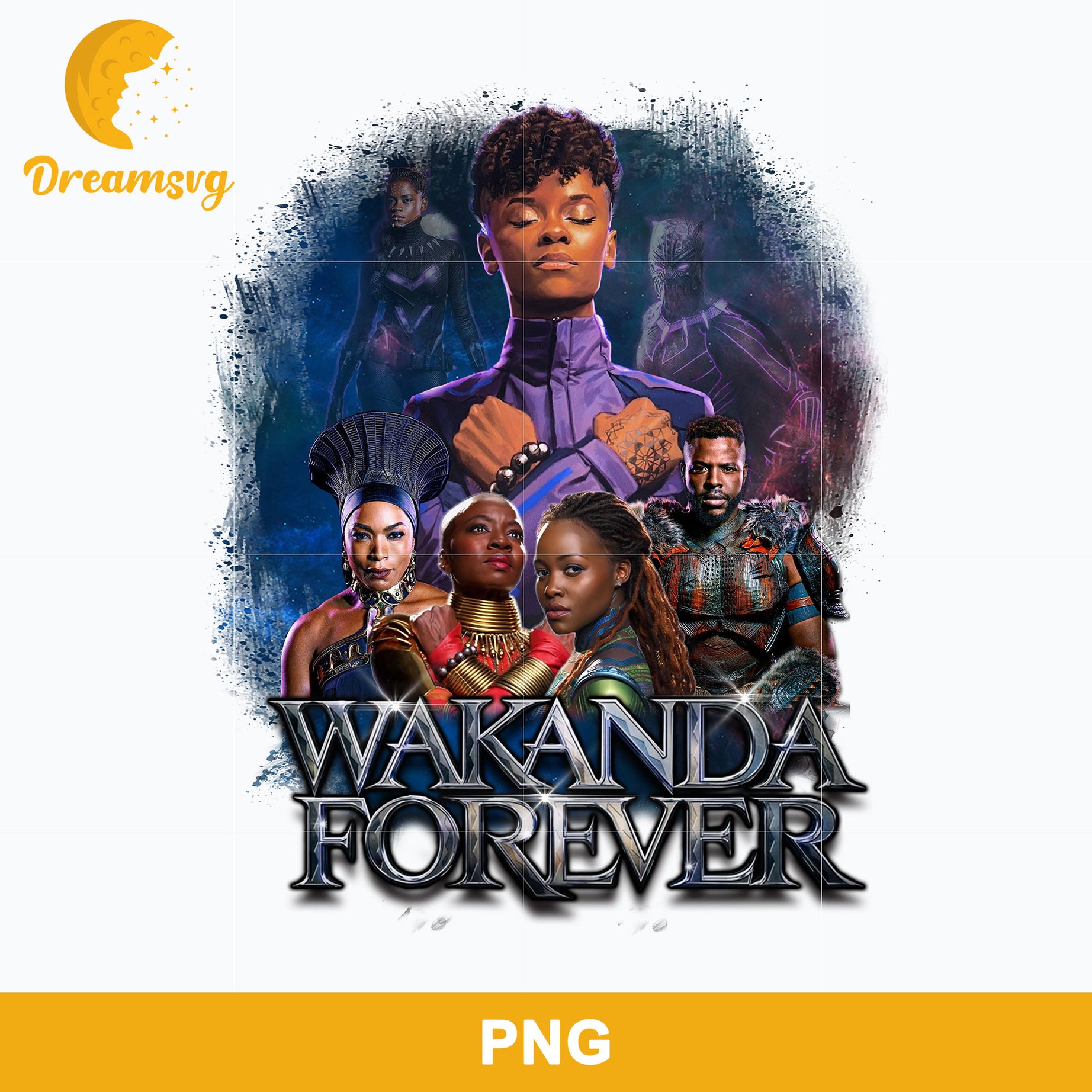 Wakanda Forever PNG, Marvel Black Panther PNG File.