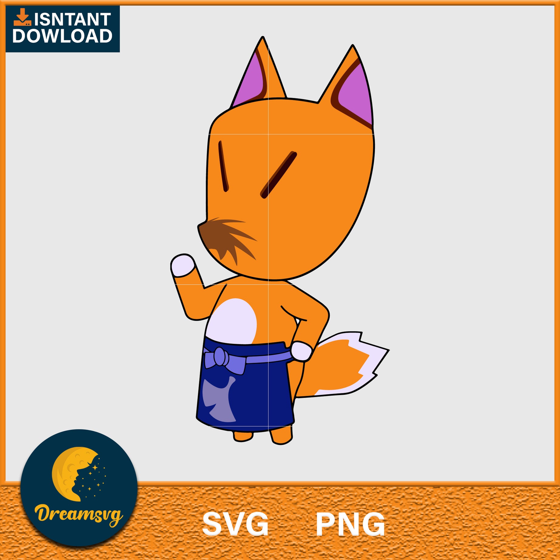 Redd Animal Crossing Svg, Animal Crossing Svg, Animal Crossing Png, Cartoon svg, svg, png digital file