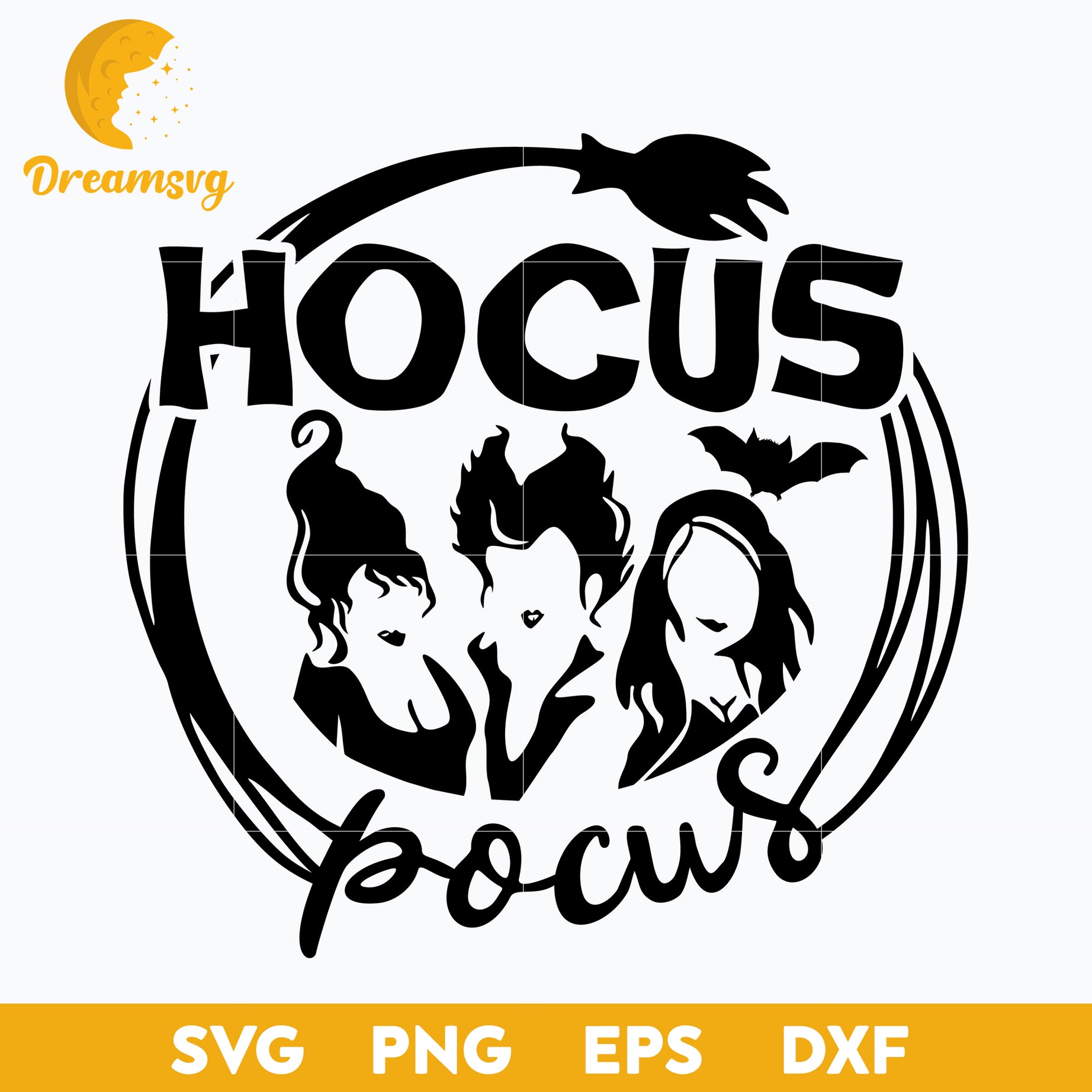 Sanderson Sisters Halloween SVG, Hocus Pocus SVG, Halloween svg, png, dxf, eps digital file.