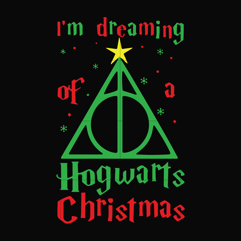 Im dreaming of a hogwarts christmas svg, png, dxf, eps digital file NCRM14072012