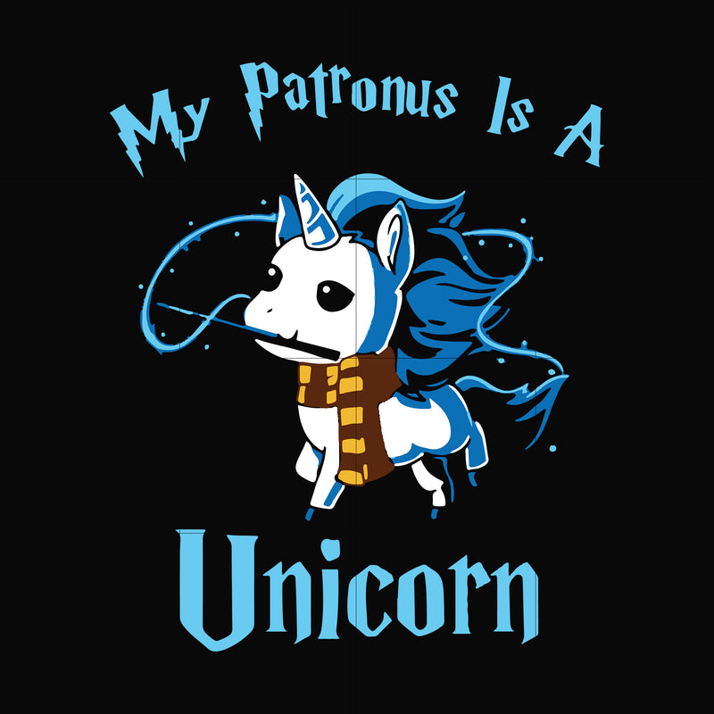 My patronus is a Unicorn svg, png, dxf, eps file FN000571