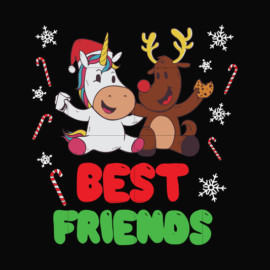Best friends Chrismas svg