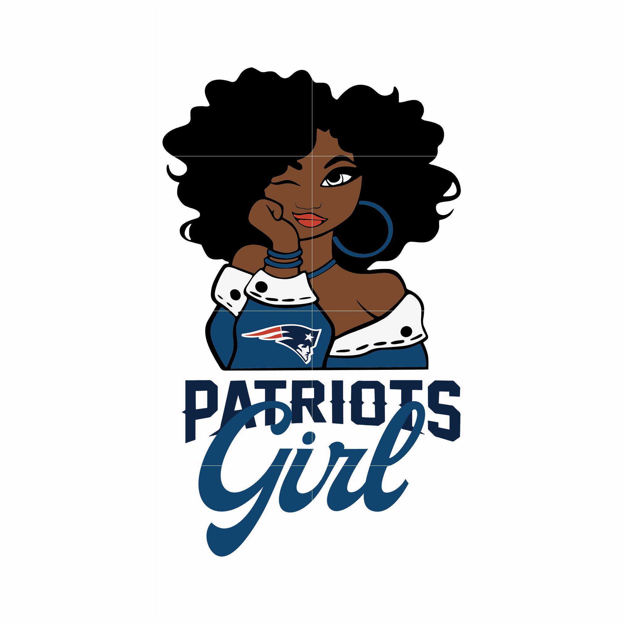 Patriots Girl svg, png, dxf, eps digital file NNFL06070001