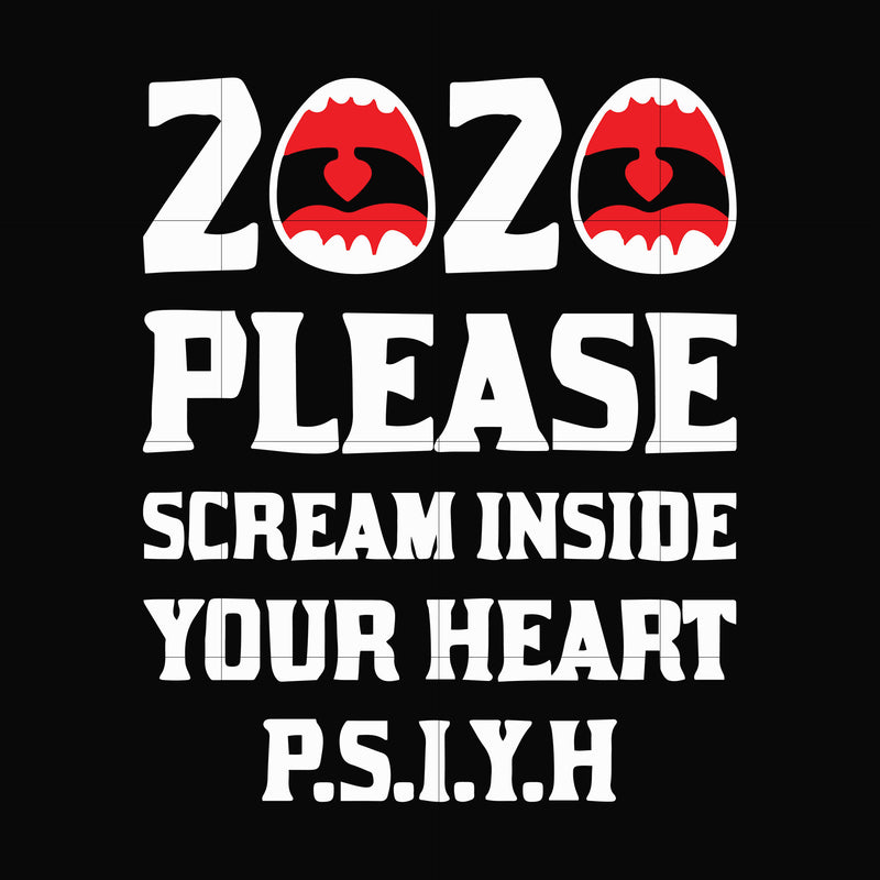 Zozo please scream inside your heart PSIYH svg, png, dxf, eps digital file TD27072041