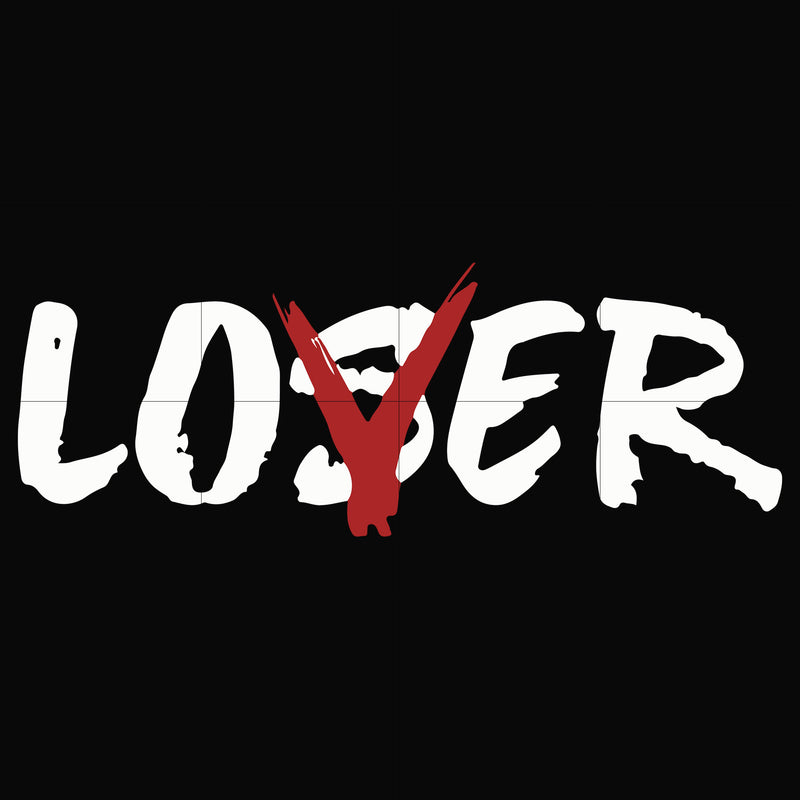 Loser love svg, halloween svg, png, dxf, eps digital file HWL23072038