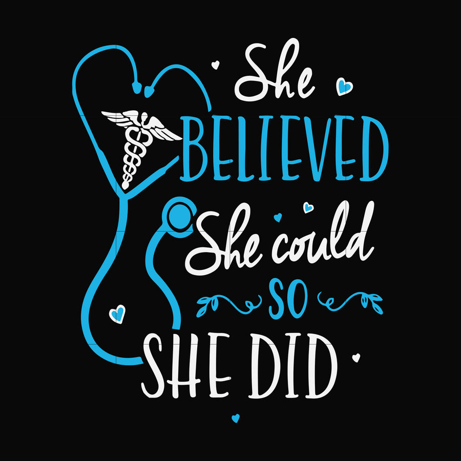 The believed the could so the did svg, png, dxf, eps digital file TD3107204