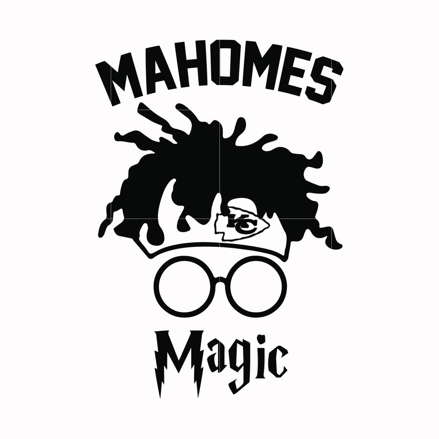 Mahomes, svg, png, dxf, eps file NFL000035