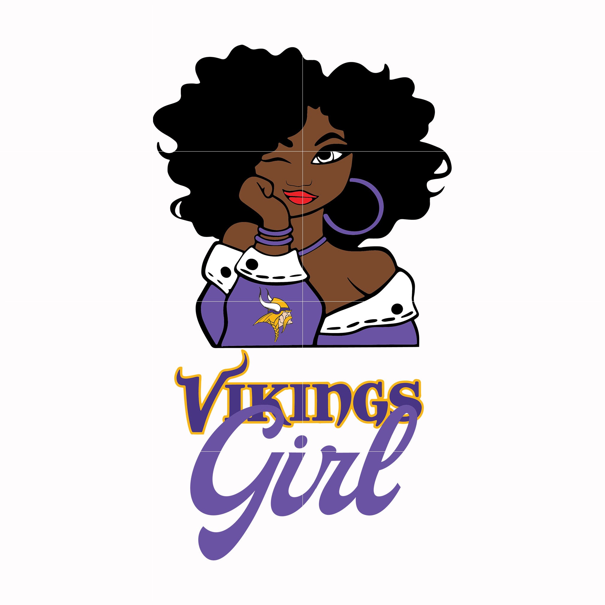 Vikings Girl svg, png, dxf, eps digital file NNFL06070026