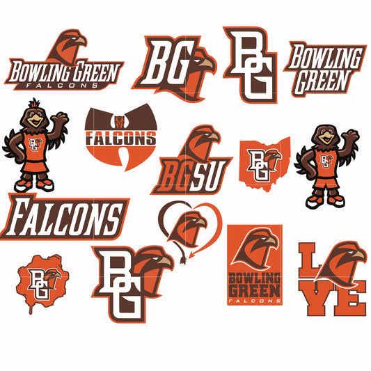 Bowling Green Falcons svg, png, dxf, eps file NCAA0000223