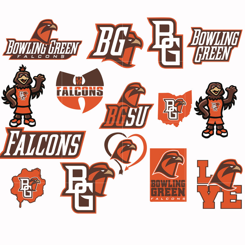 Bowling Green Falcons svg, png, dxf, eps file NCAA0000223