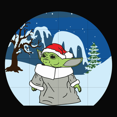 Yoda Chrsitmas svg, png, dxf, eps digital file NCRM14072023