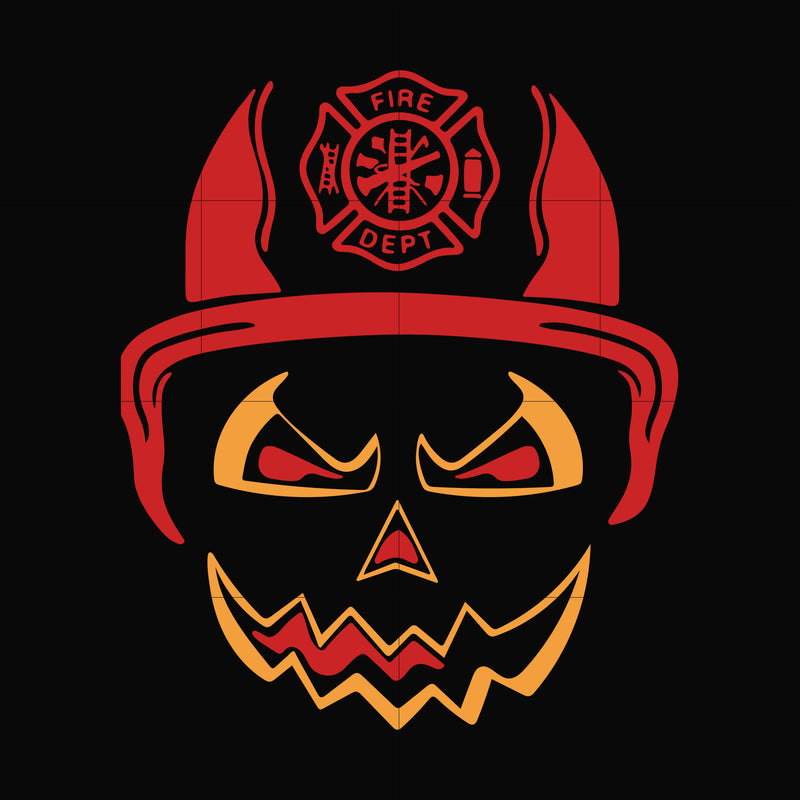 Firefighter Halloween svg, halloween svg, png, dxf, eps digital file HWL22072039