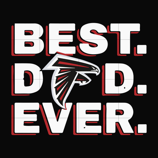 Best dad ever, Atlanta Falcons NFL team svg, png, dxf, eps digital file FTD80