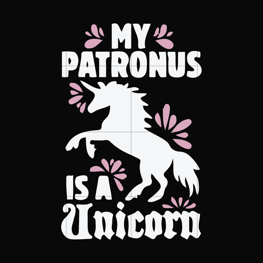 My patronus is a Unicorn svg, png, dxf, eps file FN000569
