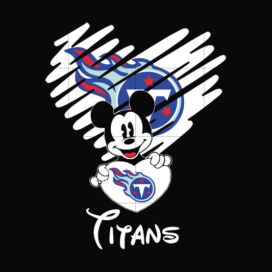 Tenesses Titans heart svg, png, dxf, eps digital file NNFL0053