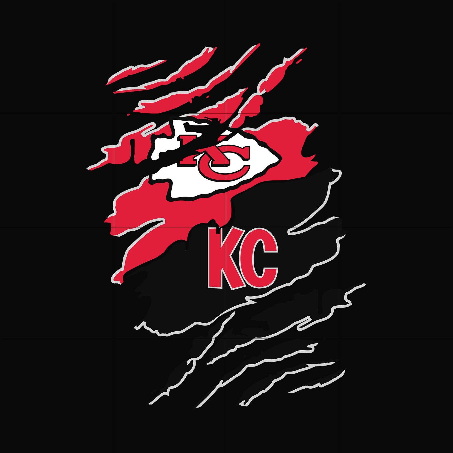 Kansas City Chiefs svg, png, dxf, eps digital file HLW0263