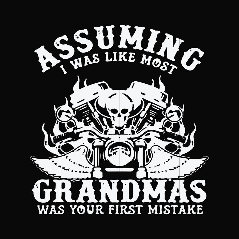 Assuming I was like most grandmas was your first mistake svg, png, dxf, eps file FN000484