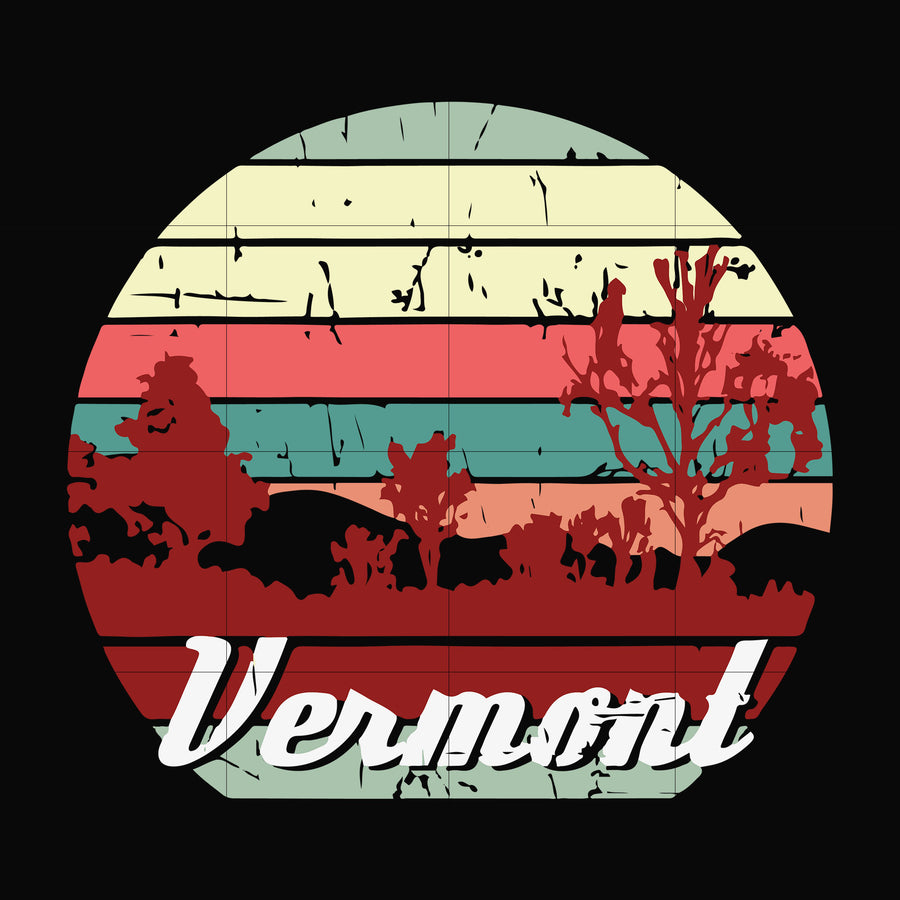 Vermont svg, camping svg, png, dxf, eps digital file CMP091
