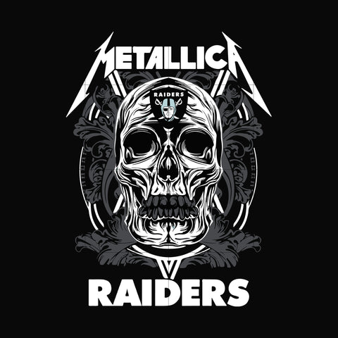 Skull Metallica Raiders svg, png, dxf, eps digital file NNFL0008