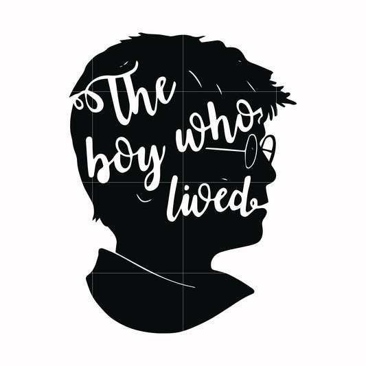 The boy who lived svg, png, dxf, eps file HRPT0006