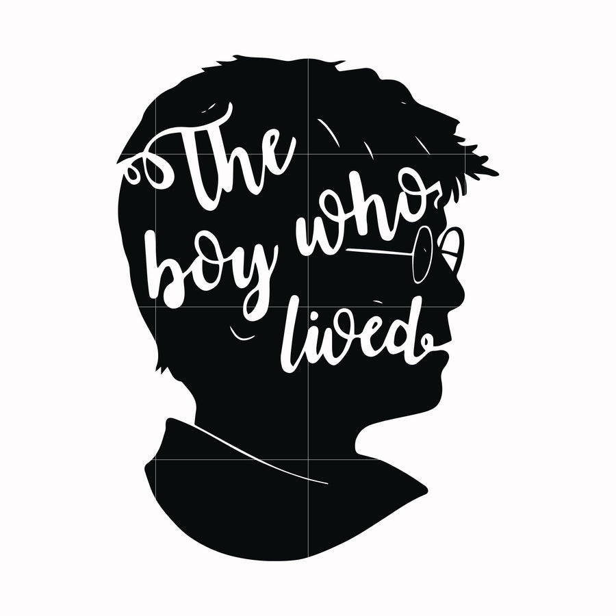 The boy who lived svg, png, dxf, eps file HRPT0006