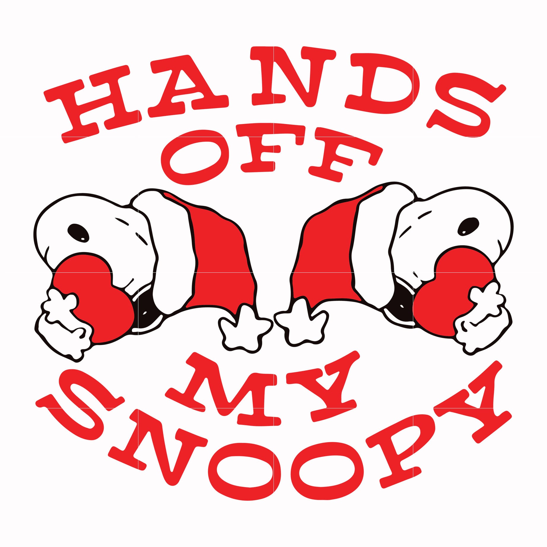 Hands off my snoopy svg, png, dxf, eps digital file NCRM0022