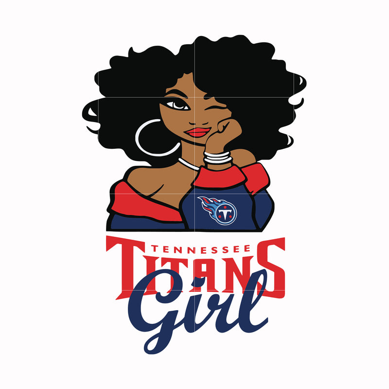 Tennessee Titans girl, svg, png, dxf, eps file NFL000075