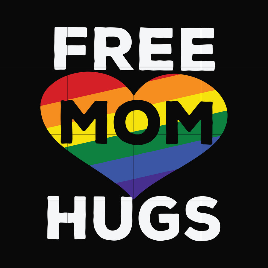 Free mom hugs svg, png, dxf, eps file FN000926