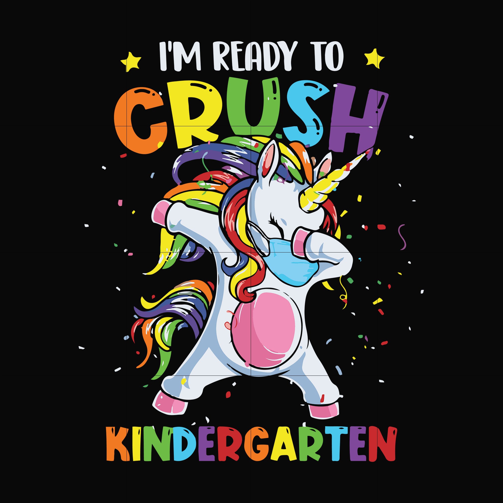 Im Ready To Crush Kindergraten Svg, Png, Dxf, Eps Digital File Td29072