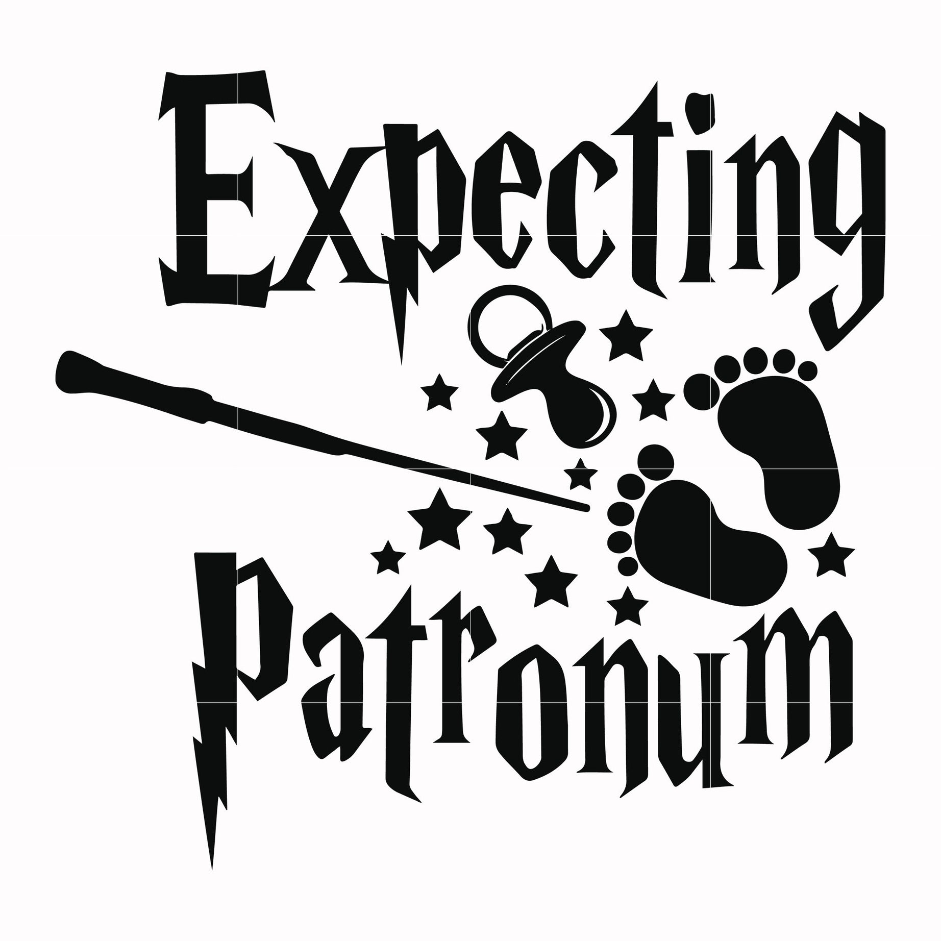 Expecting patronum svg, png, dxf, eps file HRPT00039