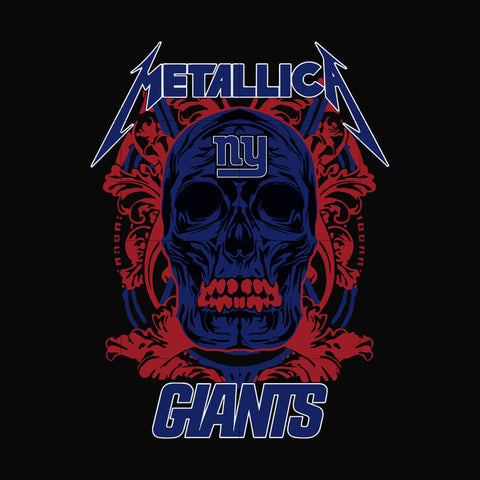 Skull Metallica New York Giants svg, png, dxf, eps digital file NNFL0007
