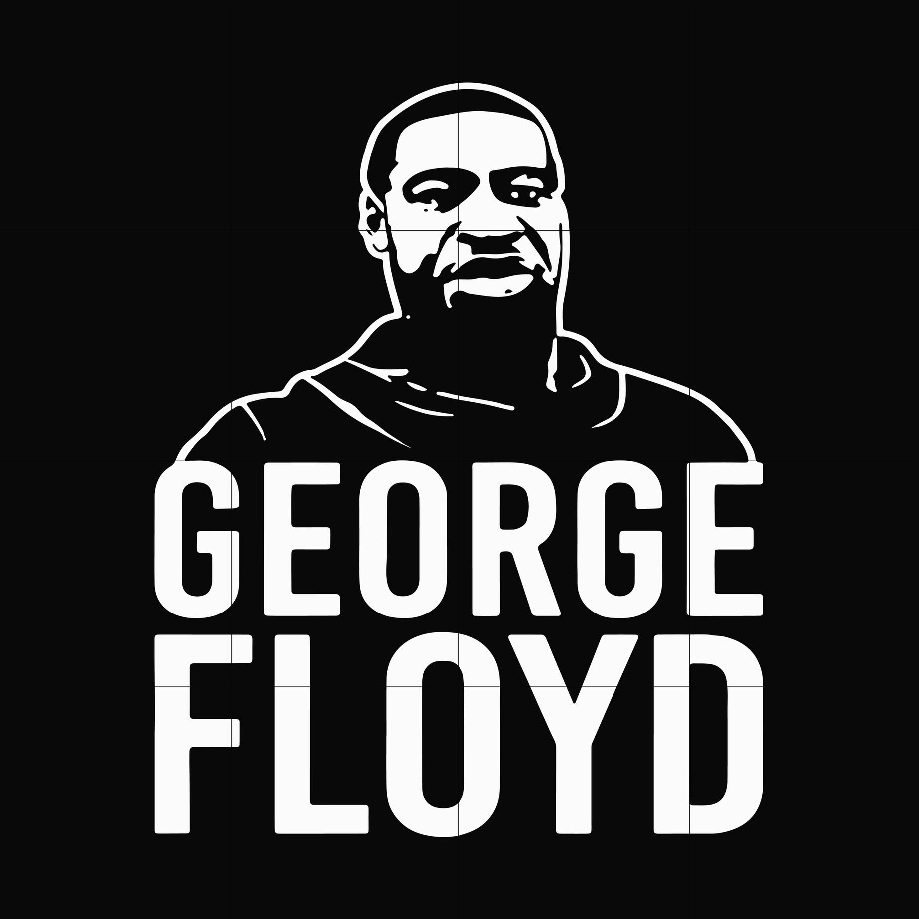 george floyd svg, png, dxf, eps digital file TD100