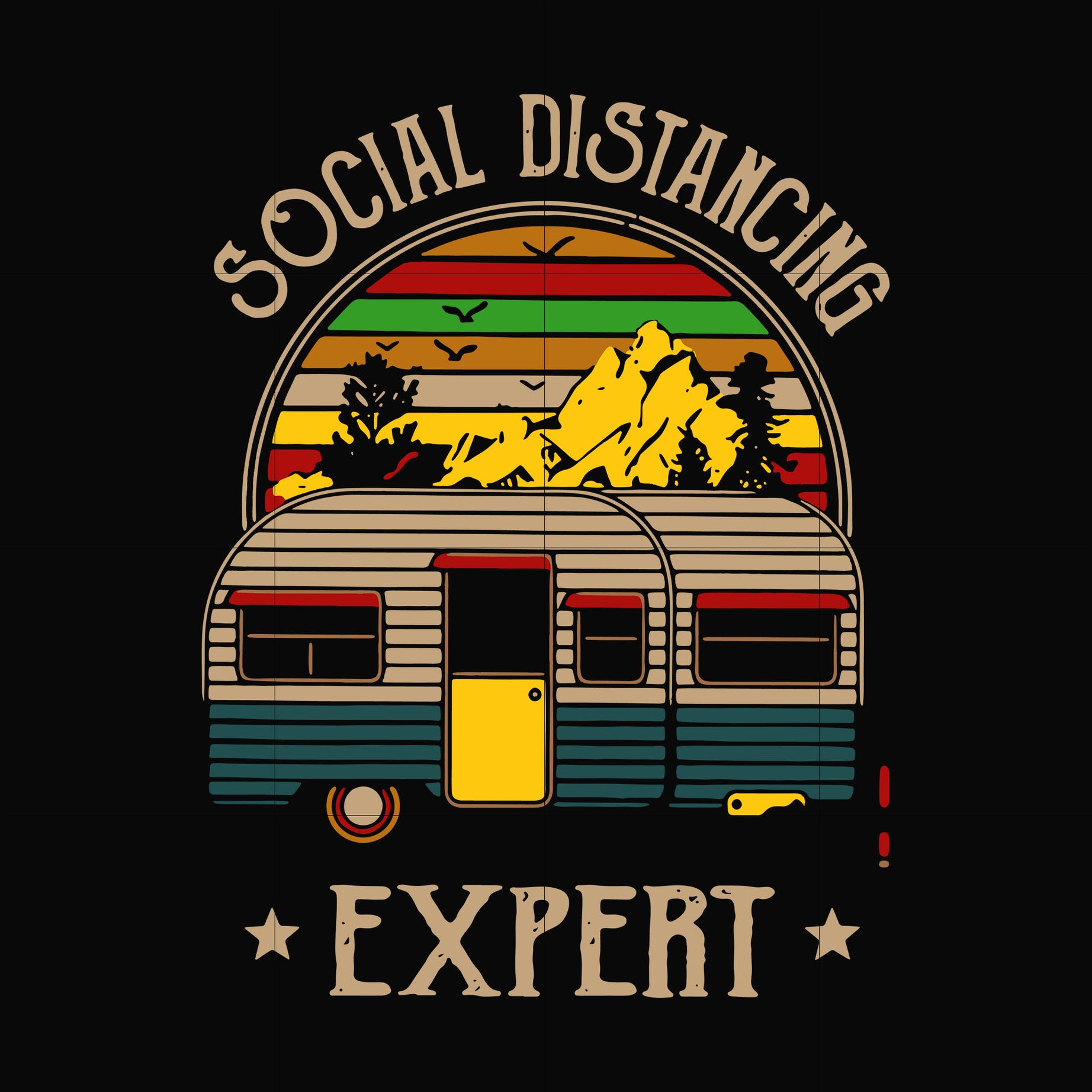 social distancing expert svg, png, dxf, eps digital file CMP018
