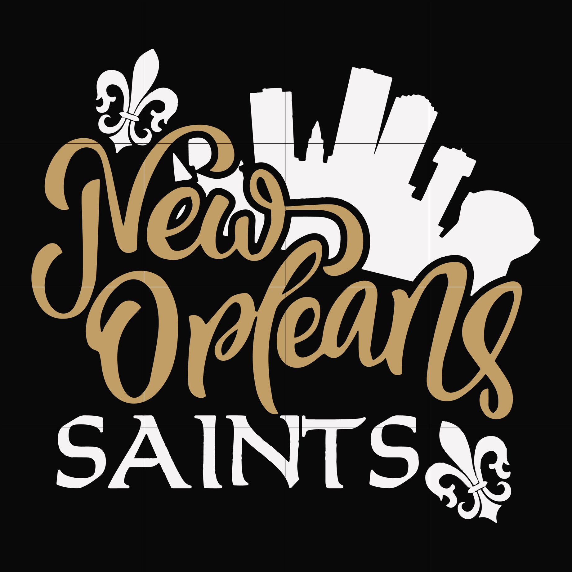 New Orleans Saints, svg, png, dxf, eps file NFL000080