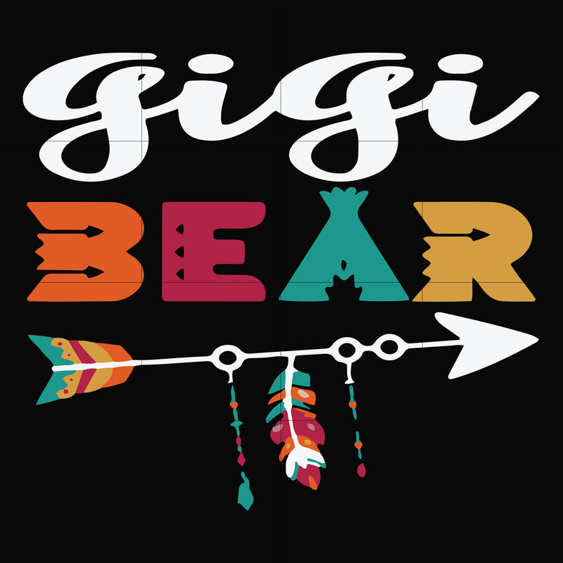 Gigi bear svg, png, dxf, eps file FN000698