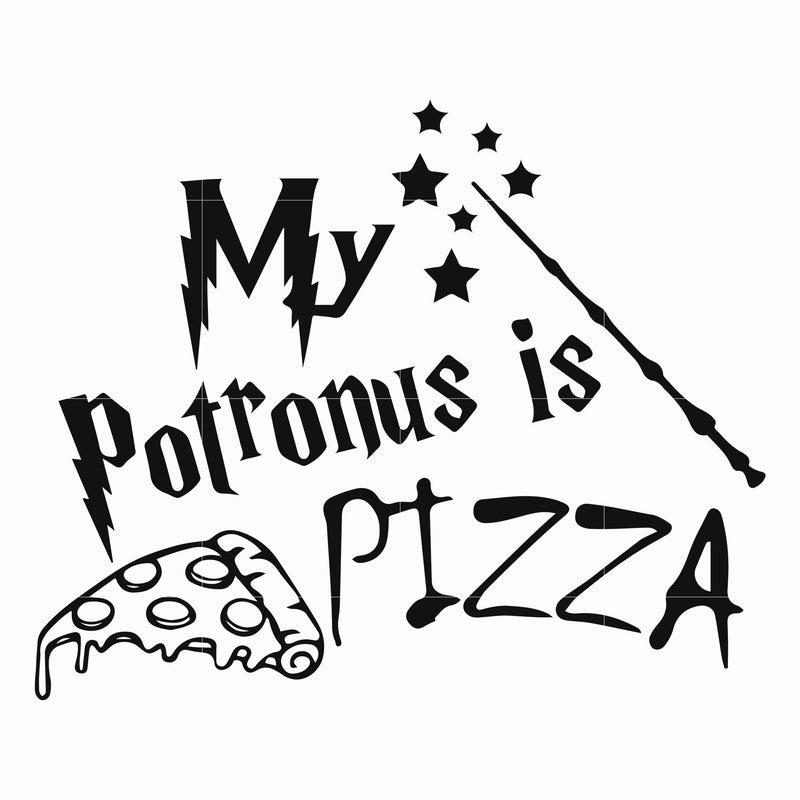 My potronus is pizza svg, png, dxf, eps file HRPT00012