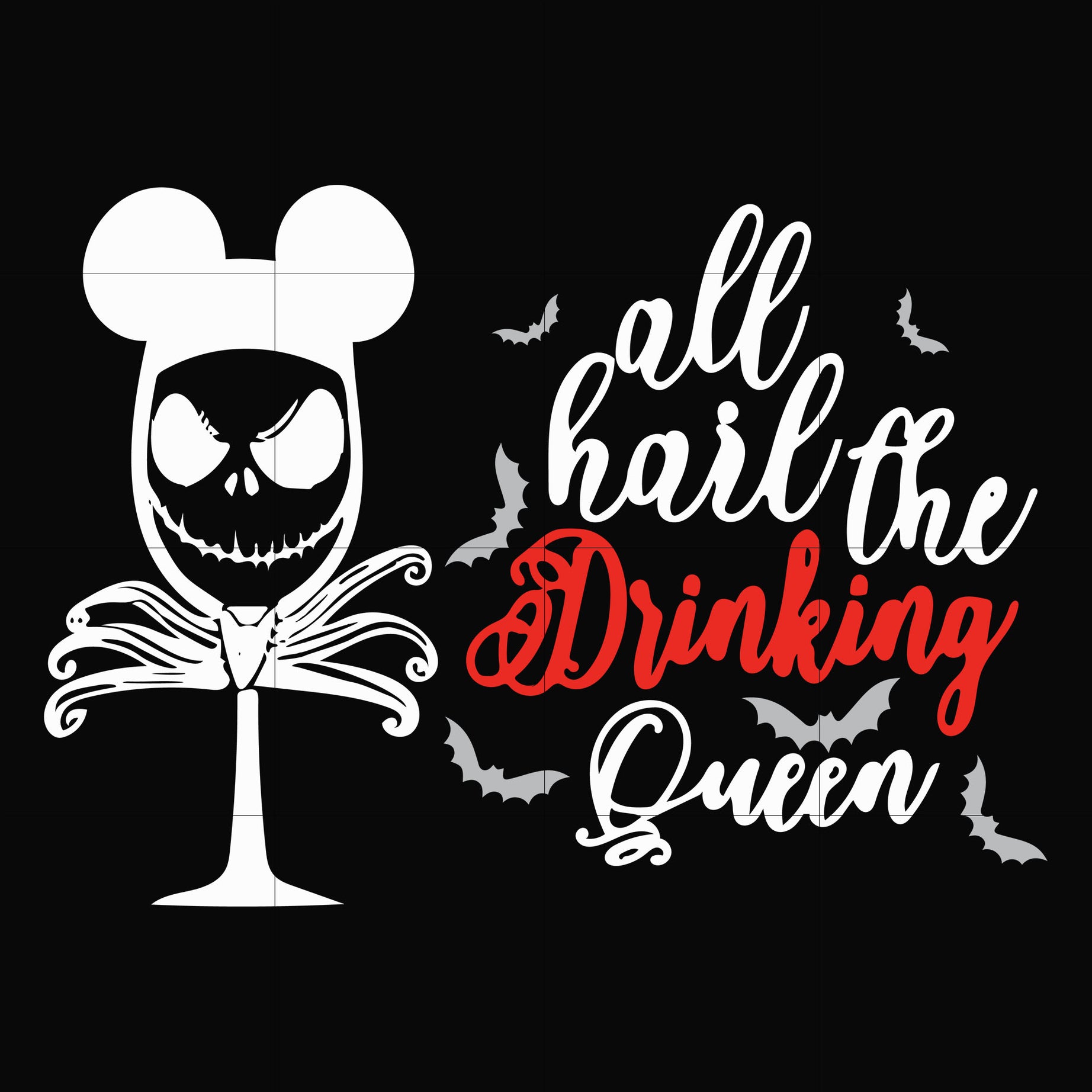 All hail the Drinking Queen svg