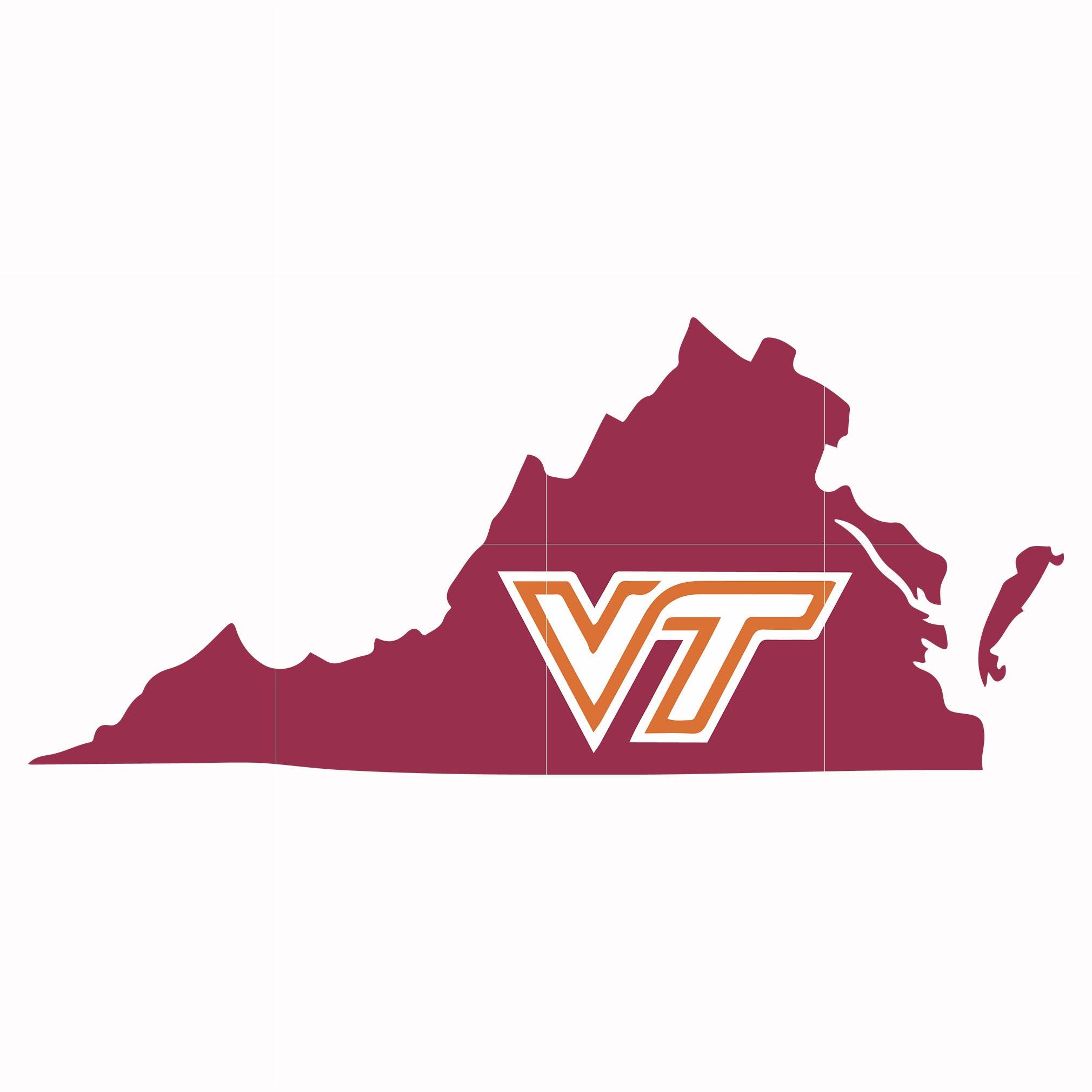 Virginia Tech Hokies svg, png, dxf, eps file NCAA0000334