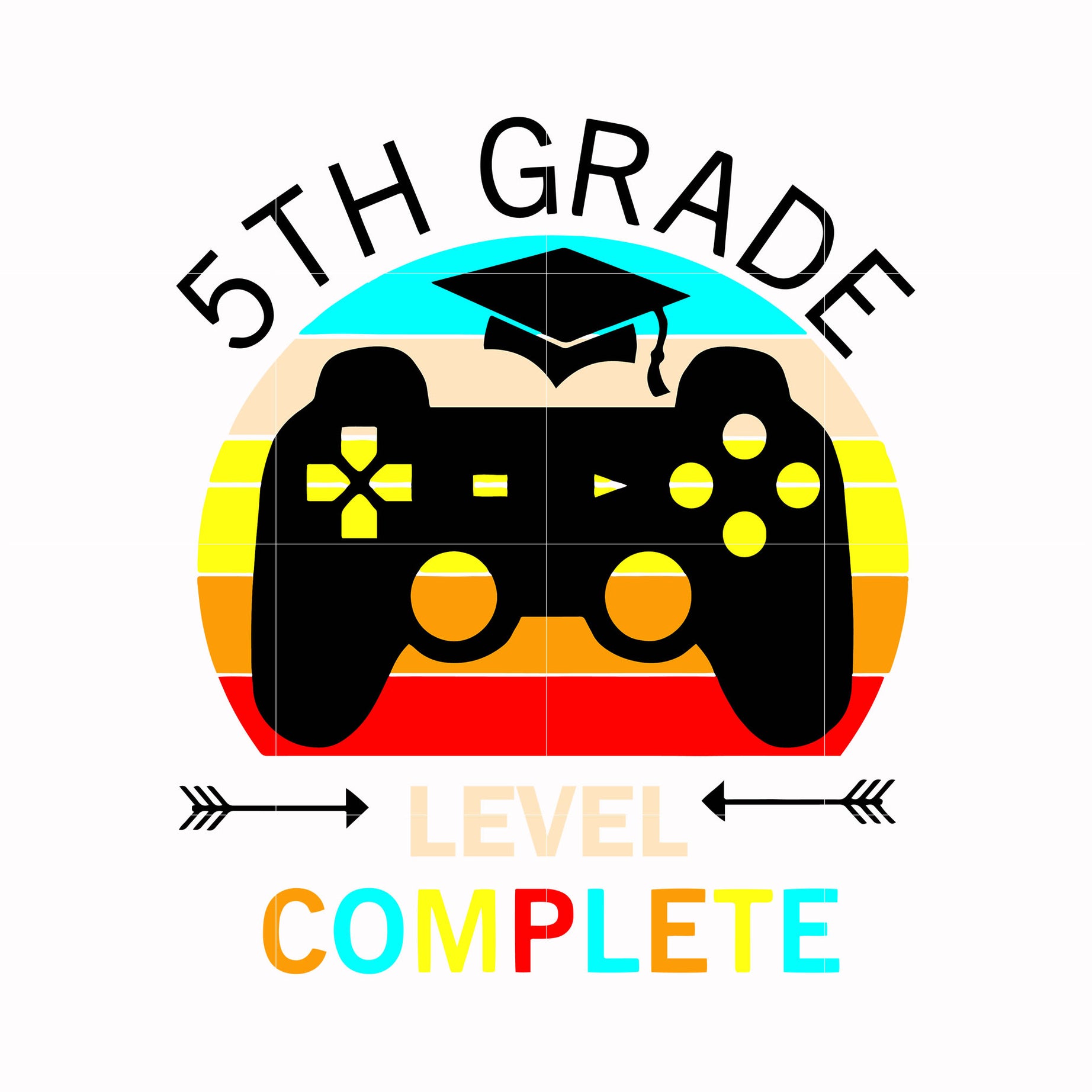 5th grade svg, png, dxf, eps digital file TD141