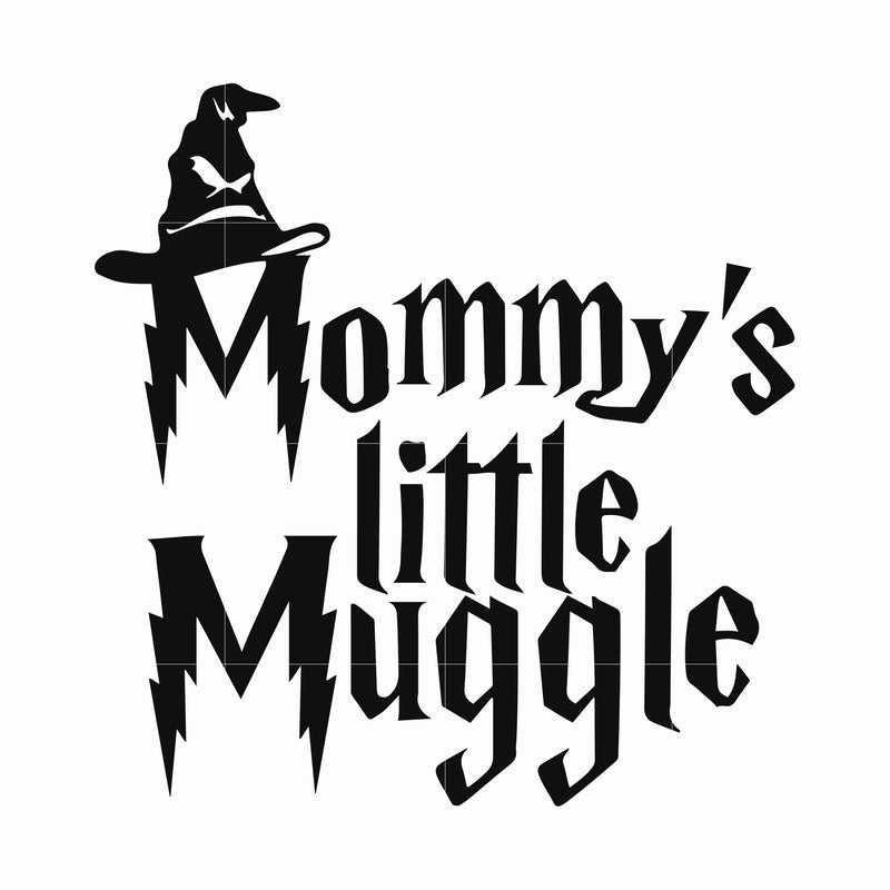 Mommy's little muggle svg, png, dxf, eps file HRPT00013