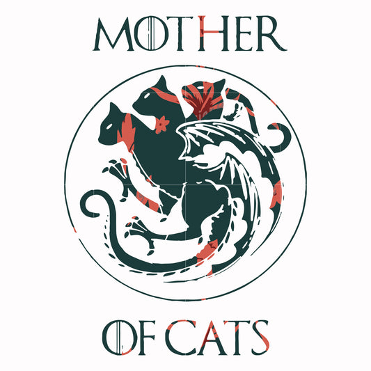 Mother of cats svg, png, dxf, eps file FN000410