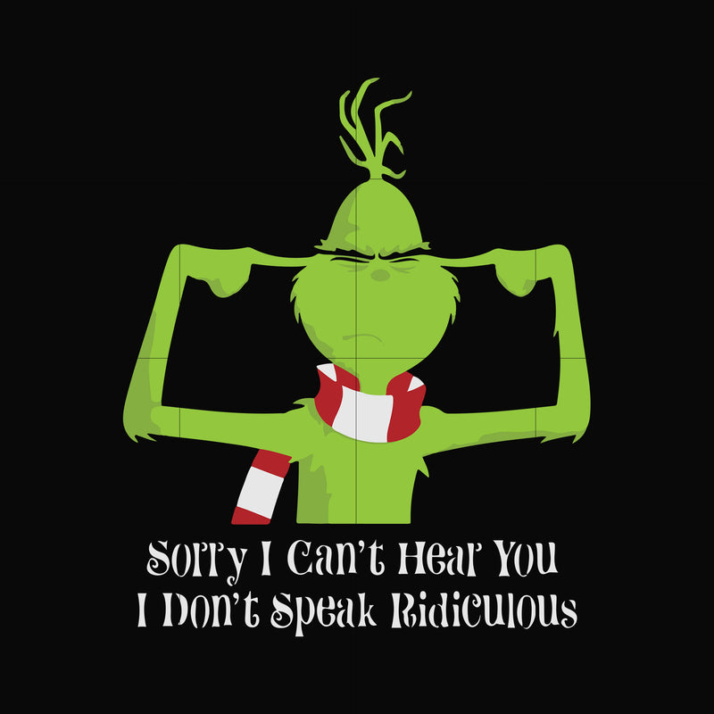 Sorry i don't hear you i speak ridiculous svg, png, dxf, eps digital file NCRM0033