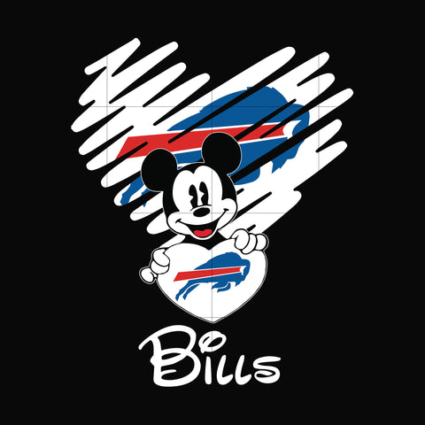 Bills heart svg, png, dxf, eps digital file NNFL0050