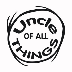 Uncle of all things svg, png, dxf, eps file DR000154