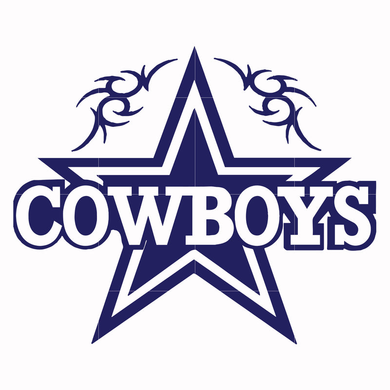 Cowboys, svg, png, dxf, eps file NFL0000102